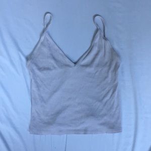 BRANDY MELVILLE - V neck crop top